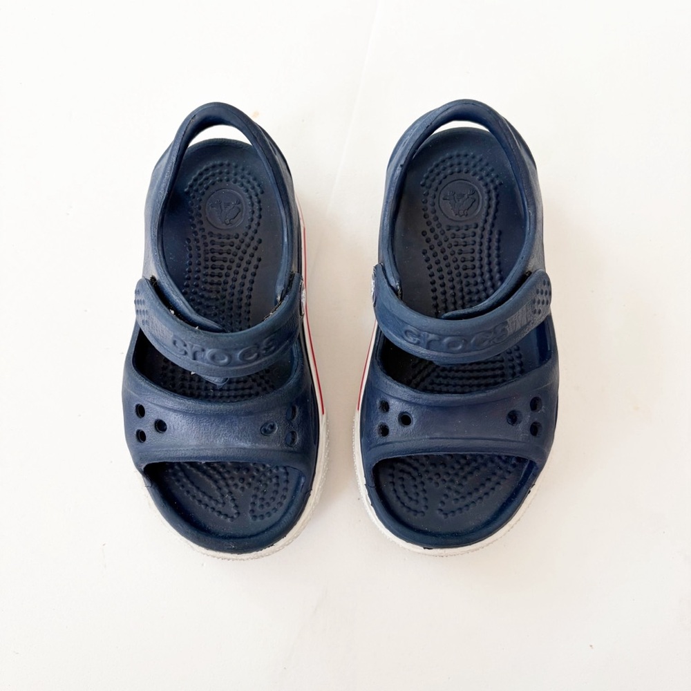 CROCS Kids Dark Blue Sandals toddler 7